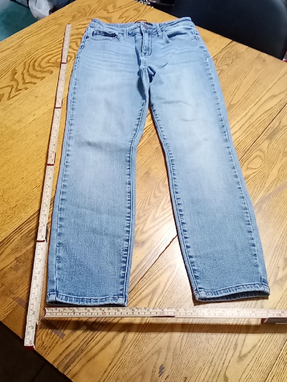 JUDY BLUE Jeans Womens  5 / 27 BLUE BOYFRIEND Preowned  Denim Used SKINNY ?